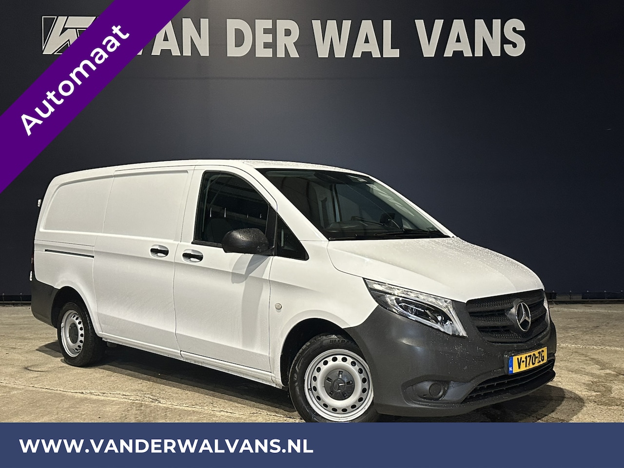 Mercedes-Benz Vito - 114 CDI Automaat L2H1 inrichting Euro6 Airco | LED | Trekhaak | Navigatie Camera, Cruiseco - AutoWereld.nl