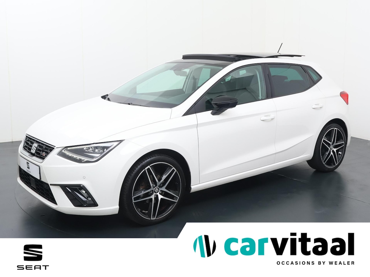 Seat Ibiza - 1.0 TSI FR Business Intense | 95 PK | LED verlichting | Navigatiesysteem | Elektrisch  bed - AutoWereld.nl