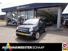 Fiat 500 C - 1.2 Lounge , Cabrio , Incl nw apk/beurt & 6 mnd garantie , airco, trekh, 92dkm