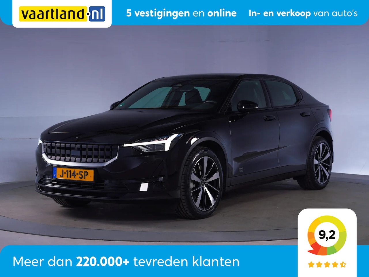 Polestar 2 - LaunchEdition 78kWh [ Panoramadak Camera Nav ] - AutoWereld.nl