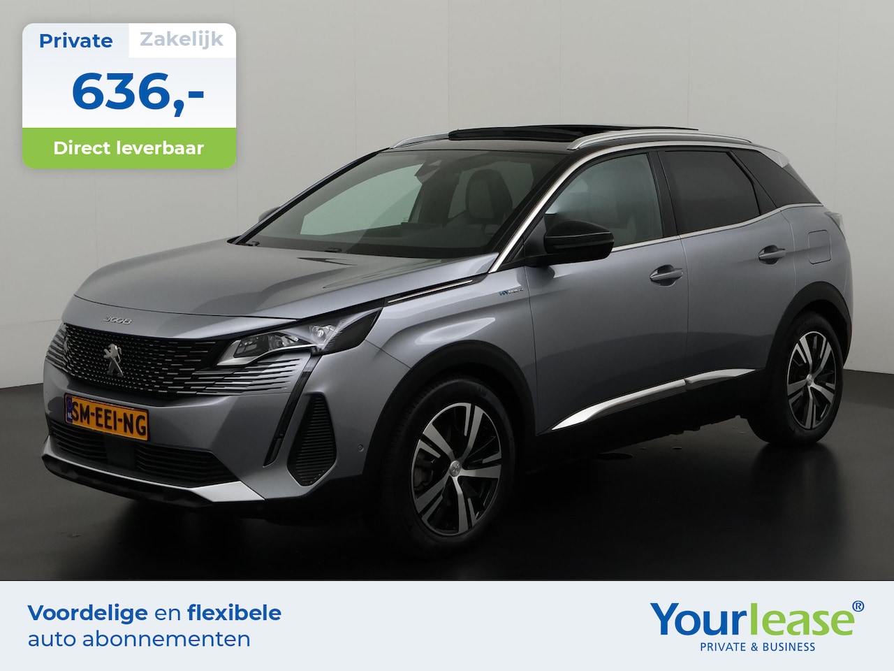 Peugeot 3008 - 1.6 HYbrid4 300 GT | All-in 636,- Private Lease | Zondag Open! - AutoWereld.nl