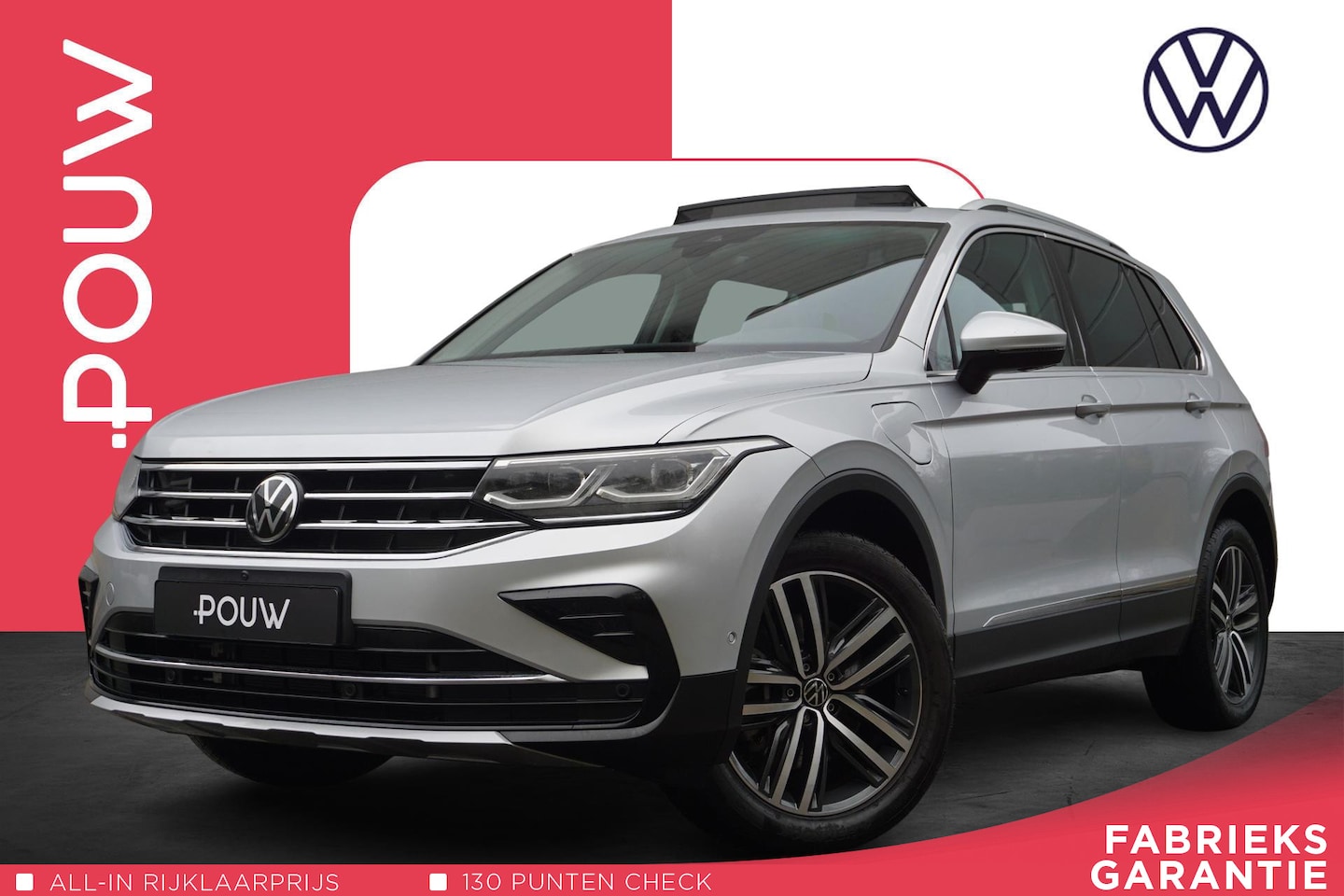 Volkswagen Tiguan - 1.4 TSI 245pk eHybrid Elegance | Panoramadak | Kessy | Dodehoekdetectie - AutoWereld.nl