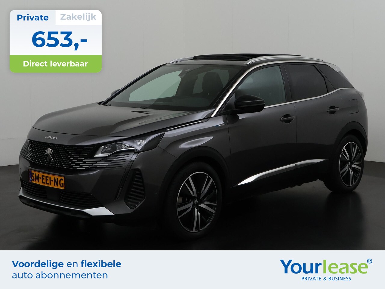 Peugeot 3008 - 1.6 HYbrid4 300 GT Pack | All-in 653,- Private Lease | Zondag Open! - AutoWereld.nl