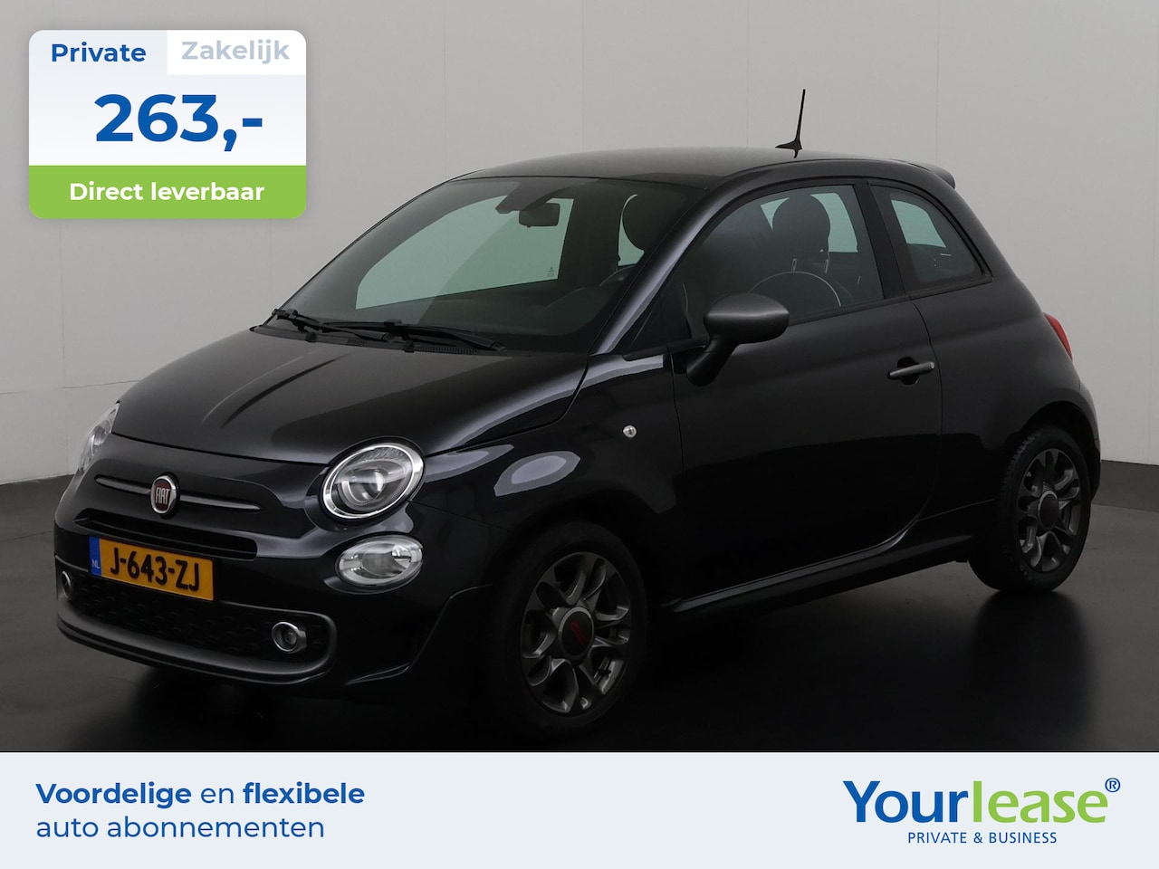 Fiat 500 - 1.0 Hybrid Star | All-in 263,- Private Lease | Zondag Open! - AutoWereld.nl