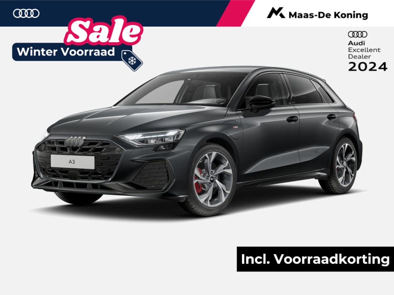 Audi A3 Sportback - 45 TFSI e S edition Competition 245 PK · SONOS premium 3D · Comfortsleutel zonder safelock - AutoWereld.nl