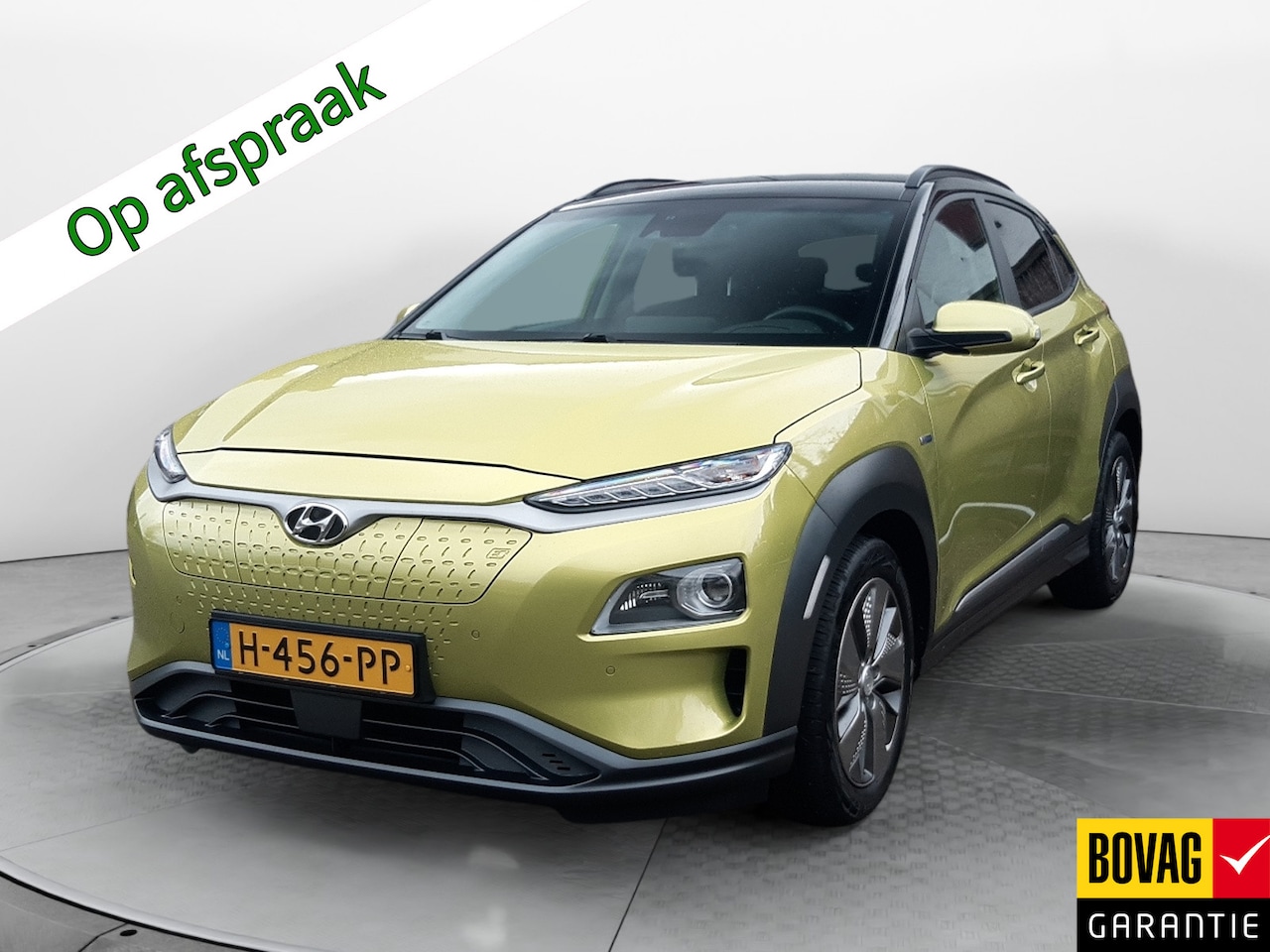 Hyundai Kona Electric - EV Premium 64 kWh (204 PK) 1e-Eig, Hyundai-Dealer-Onderh, 12-Mnd-Bovag, NL-Auto, Leer, War - AutoWereld.nl