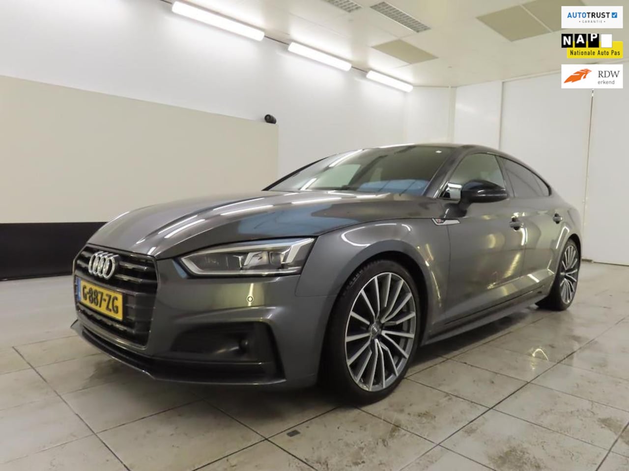 Audi A5 Sportback - 40 TFSI 190pk 3x S-LINE VIRTUAL l HUD l CAMERA l l ADAPT.CRUISE l SFEER l CARPLAY l ORG.NL - AutoWereld.nl