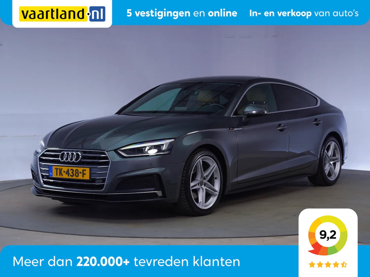 Audi A5 Sportback - 1.4 TFSI S-line Edition Aut. [ Leder Navi LED ] - AutoWereld.nl