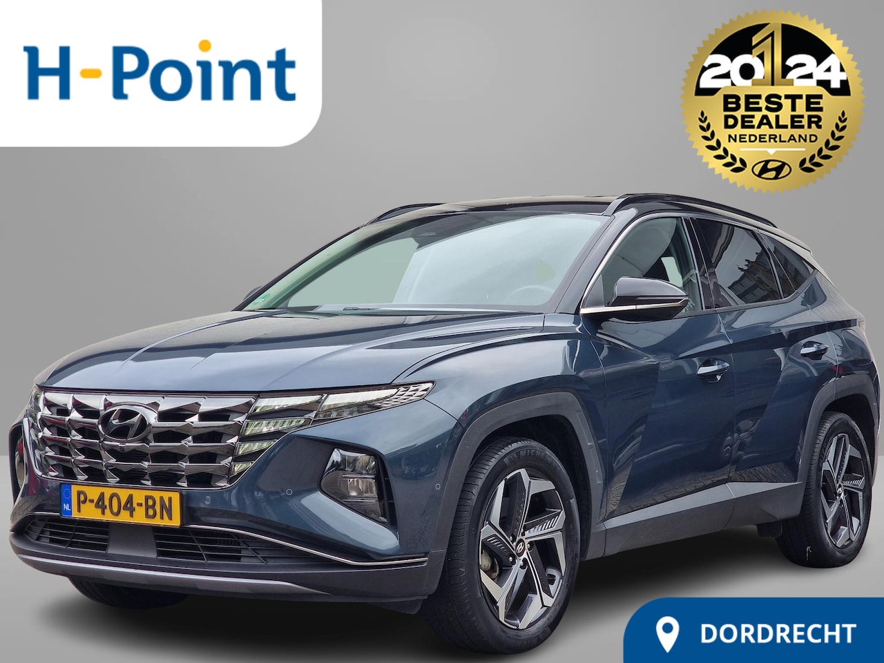 Hyundai Tucson - 1.6 T-GDI 230 PK HEV Premium | Trekhaak |Achteruitrijcamera | Navi&Apple Carplay/ Android - AutoWereld.nl