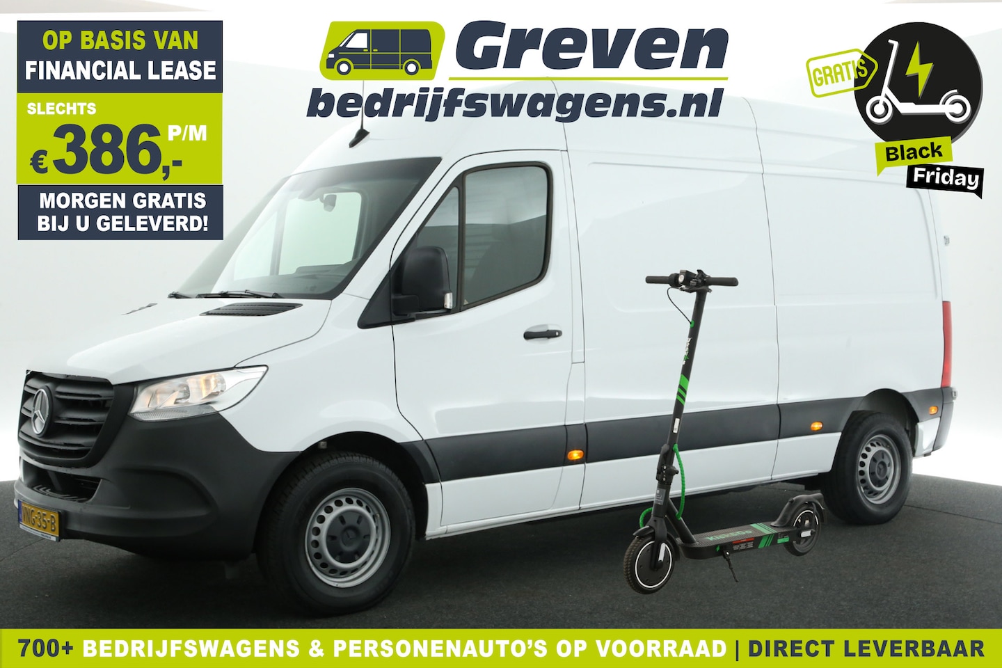 Mercedes-Benz eSprinter - 41kWh | L2H2 Snelladen | Gratis E-Step! | Elektrisch Automaat Airco Camera Cruise Stoelver - AutoWereld.nl