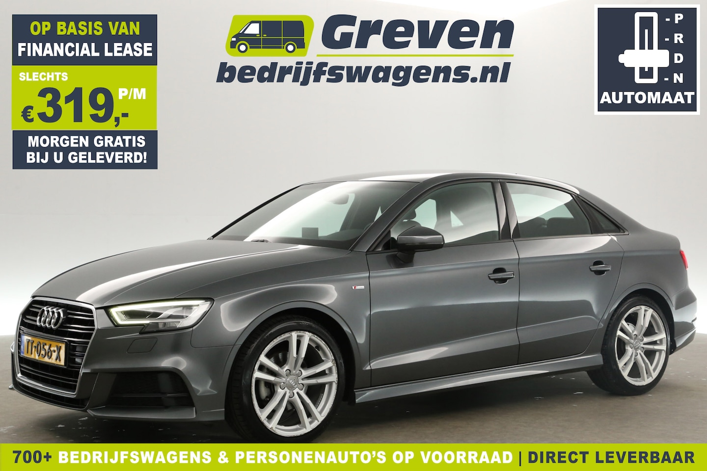 Audi A3 Limousine - 30 TFSI S-line Automaat Clima Cruise PDC Navi LED 18"LMV - AutoWereld.nl