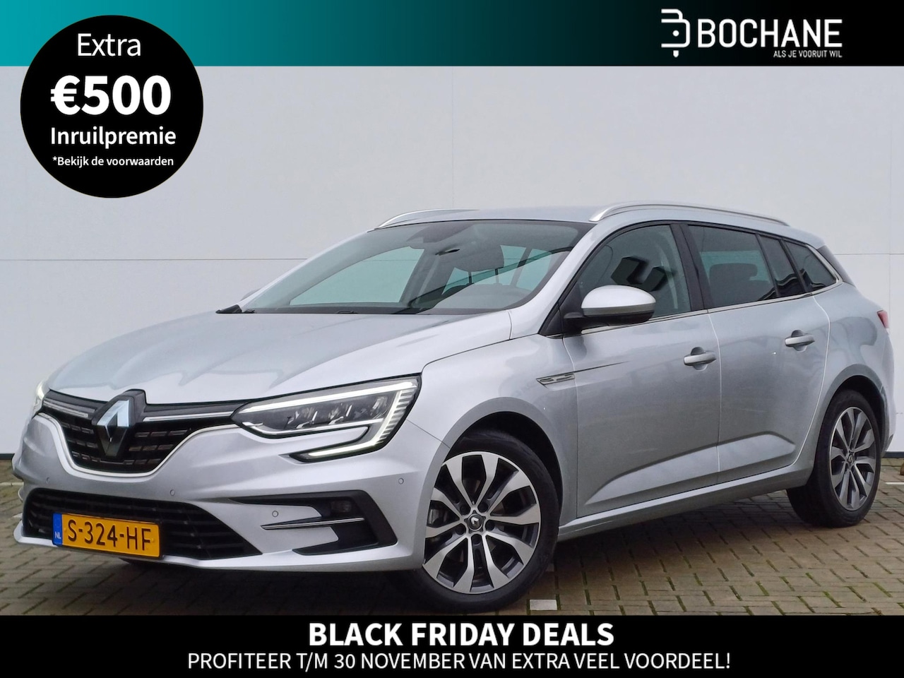 Renault Mégane Estate - 1.3 TCe 140 EDC Techno | Automaat | Navigatie 9,3" | Apple Carplay | LED | Camera | PDC | - AutoWereld.nl