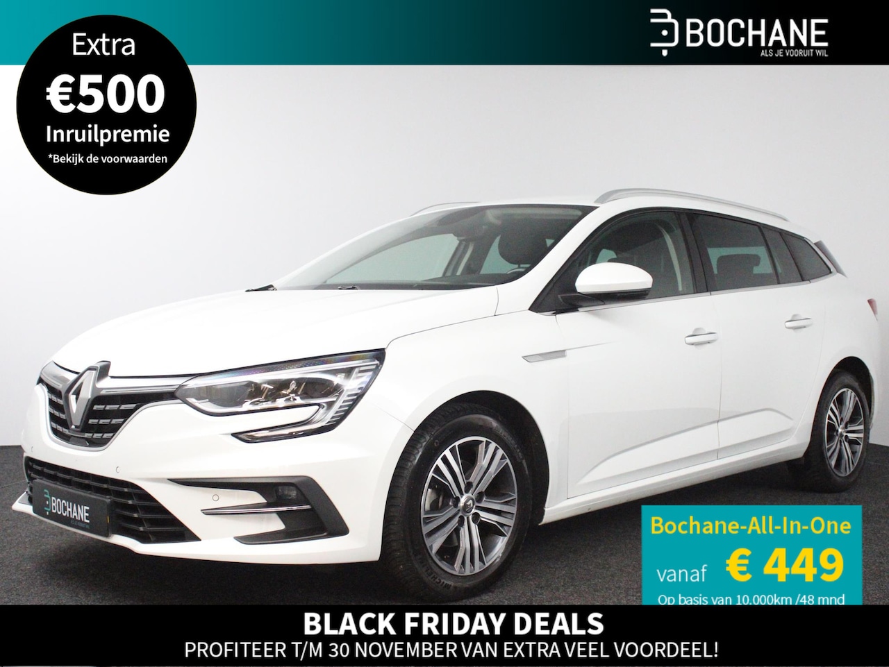 Renault Mégane Estate - 1.3 TCe 140 EDC Intens | Automaat | Trekhaak | 1700kg trekgewicht | All-Season | LED | App - AutoWereld.nl