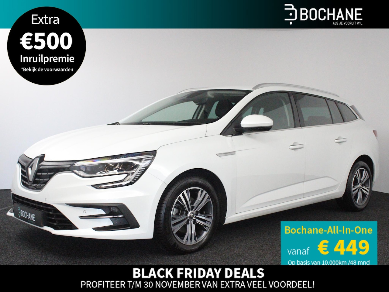 Renault Mégane Estate - 1.3 TCe 140 EDC Intens / Automaat / Navigatie 7" / Apple Carplay / LED / PDC / LMV 16" / T - AutoWereld.nl