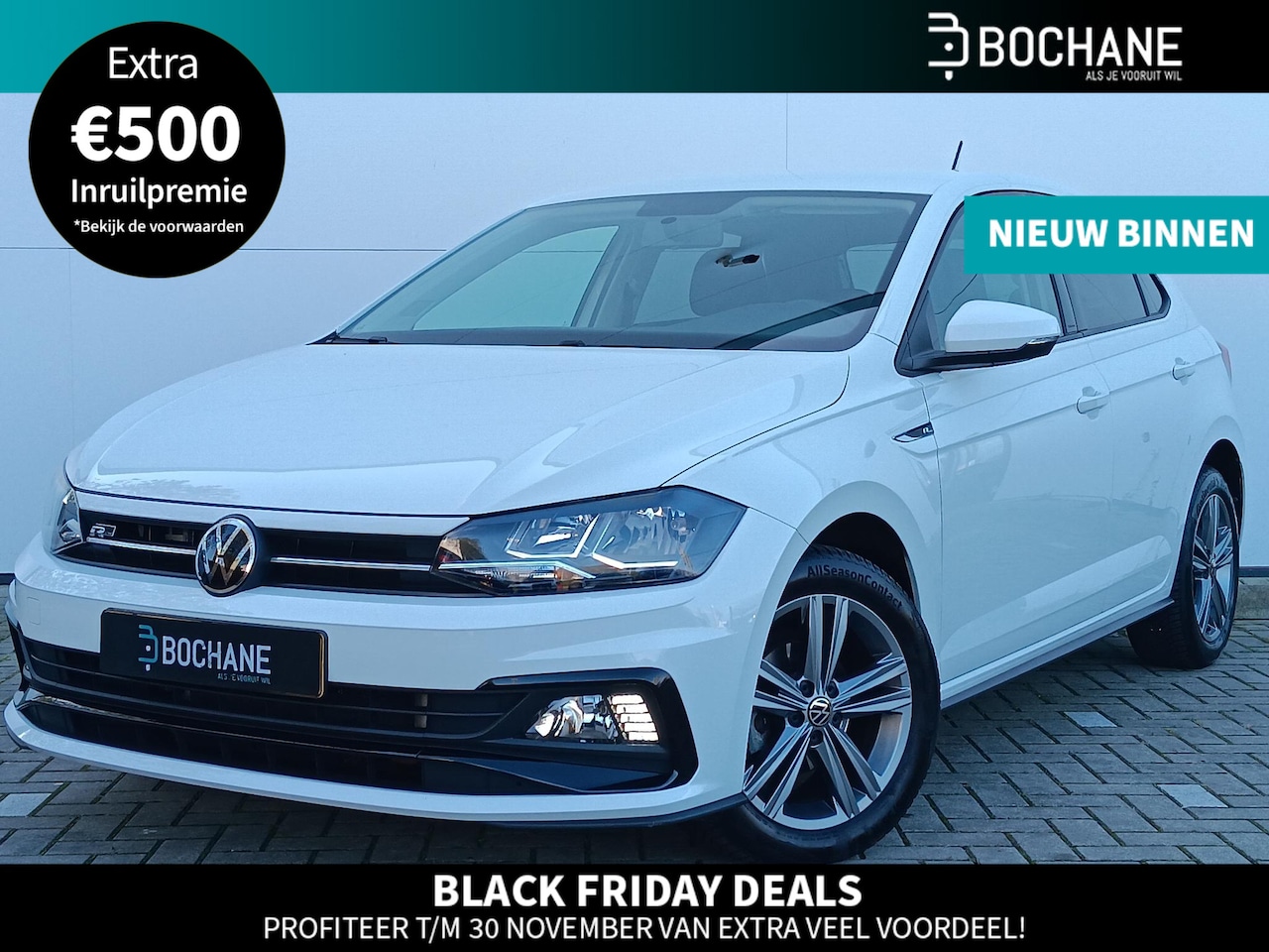 Volkswagen Polo - 1.0 TSI R-Line Edition Airco / All Season / Adaptive Cruise Control - AutoWereld.nl