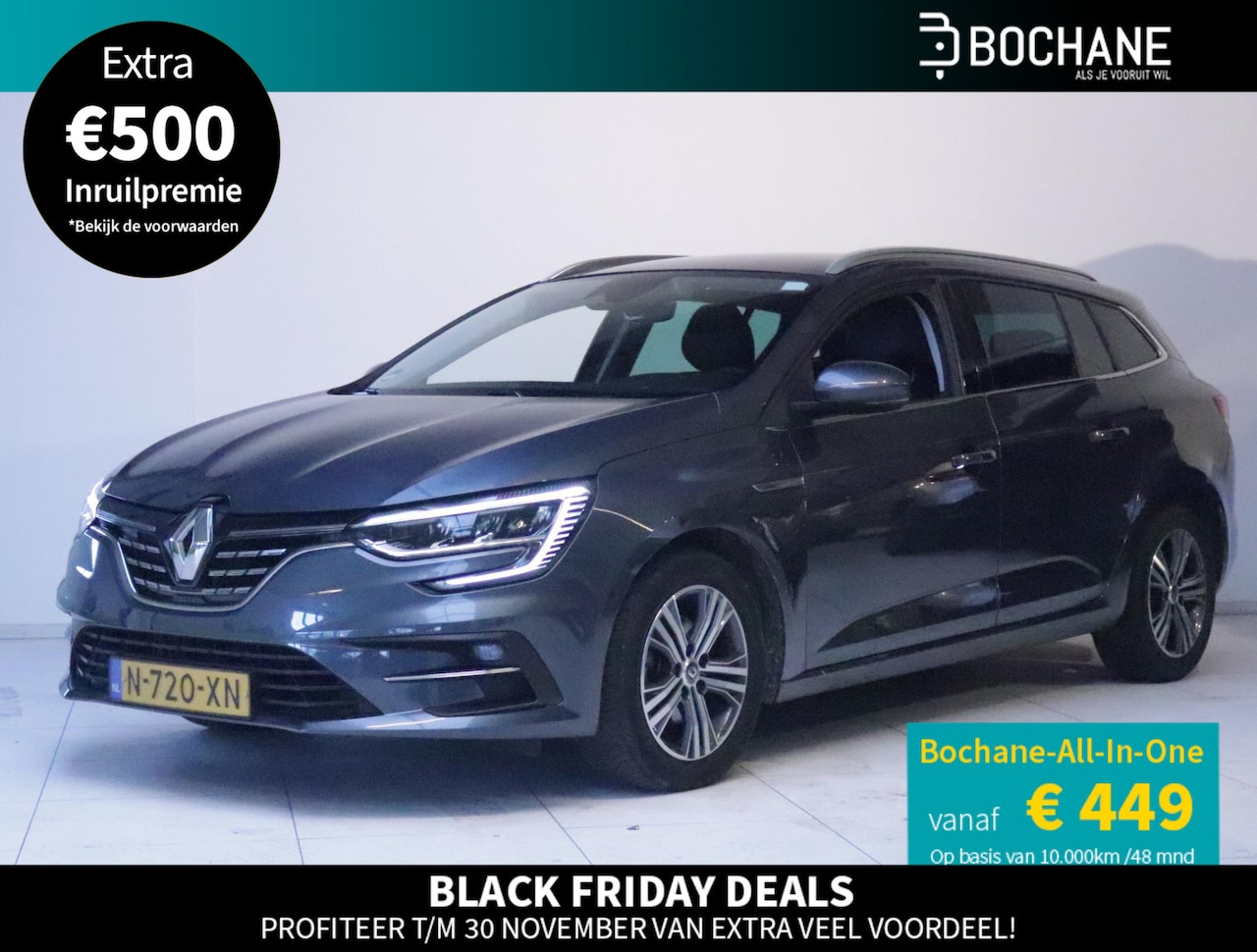 Renault Mégane Estate - 1.3 TCe 140 EDC Intens / Automaat / Navigatie 7" / Apple Carplay / LED / PDC / LMV 16" / T - AutoWereld.nl