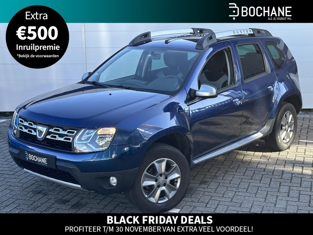 Dacia Duster - 1.2 TCe 4x2 Lauréate | Trekhaak | Navi | Cruise | Airco | LMV. | Historie | NL Auto! - AutoWereld.nl