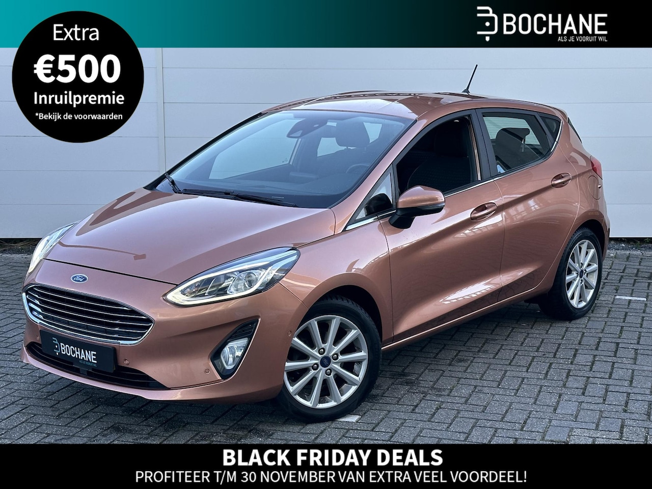 Ford Fiesta - 1.0 EcoBoost Titanium | A. Camera | Fabrieksgarantie 7/2025 | B&O | Navi | Dealer Onderhou - AutoWereld.nl