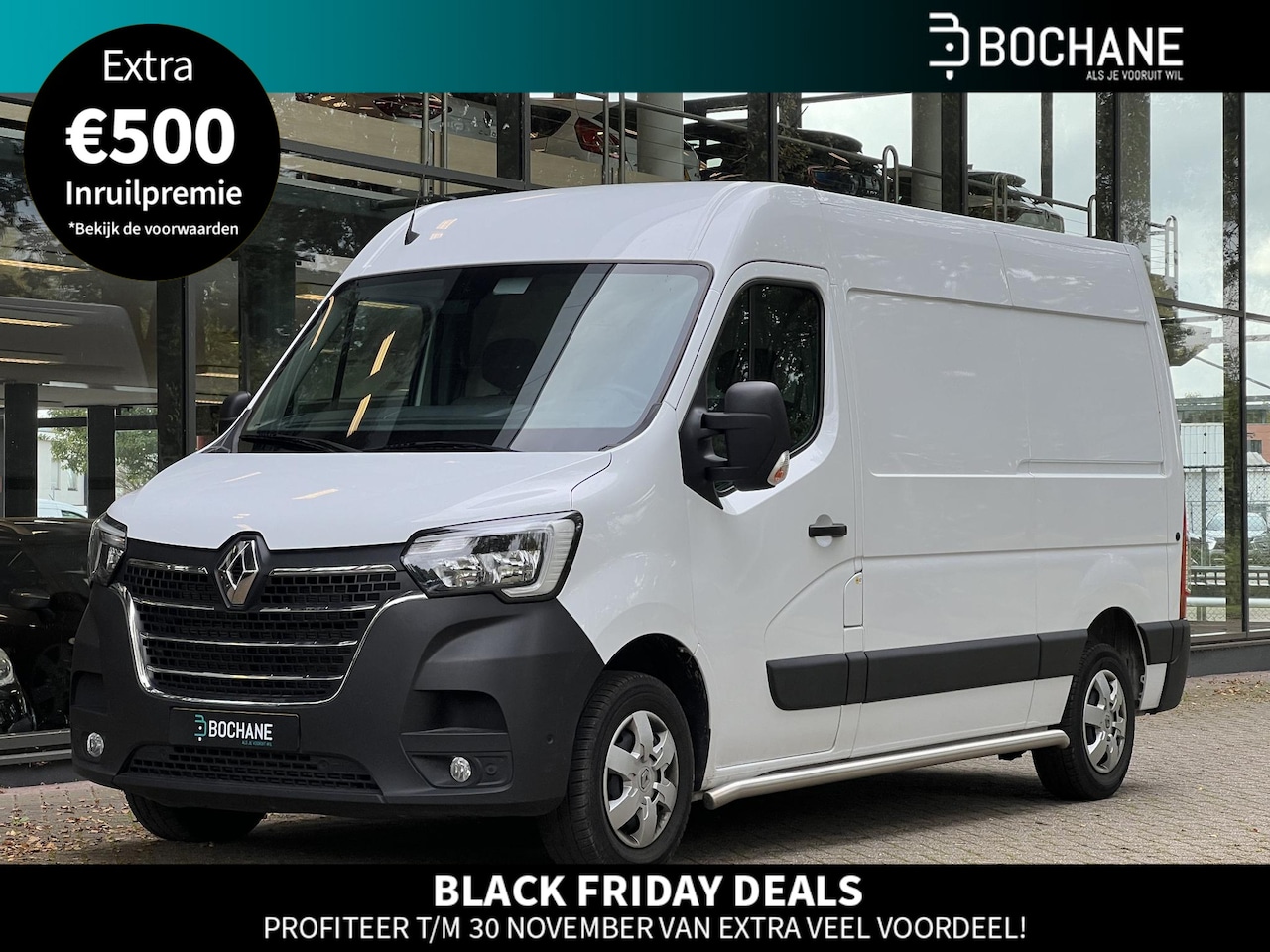 Renault Master - T35 2.3 dCi 135 L2H2 Work Edition | Cruise Control | Achteruitrijcamera en sensoren | Navi - AutoWereld.nl