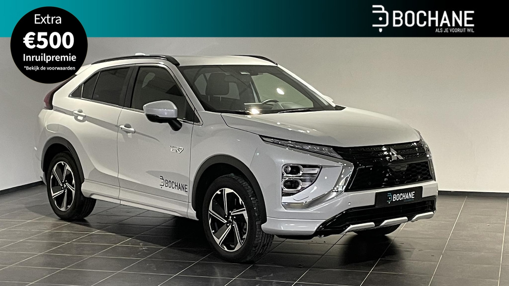 Mitsubishi Eclipse Cross - 2.4 PHEV Prestige + | Afneembare Trekhaak | Lederen Bekleding | Navigatie | - AutoWereld.nl