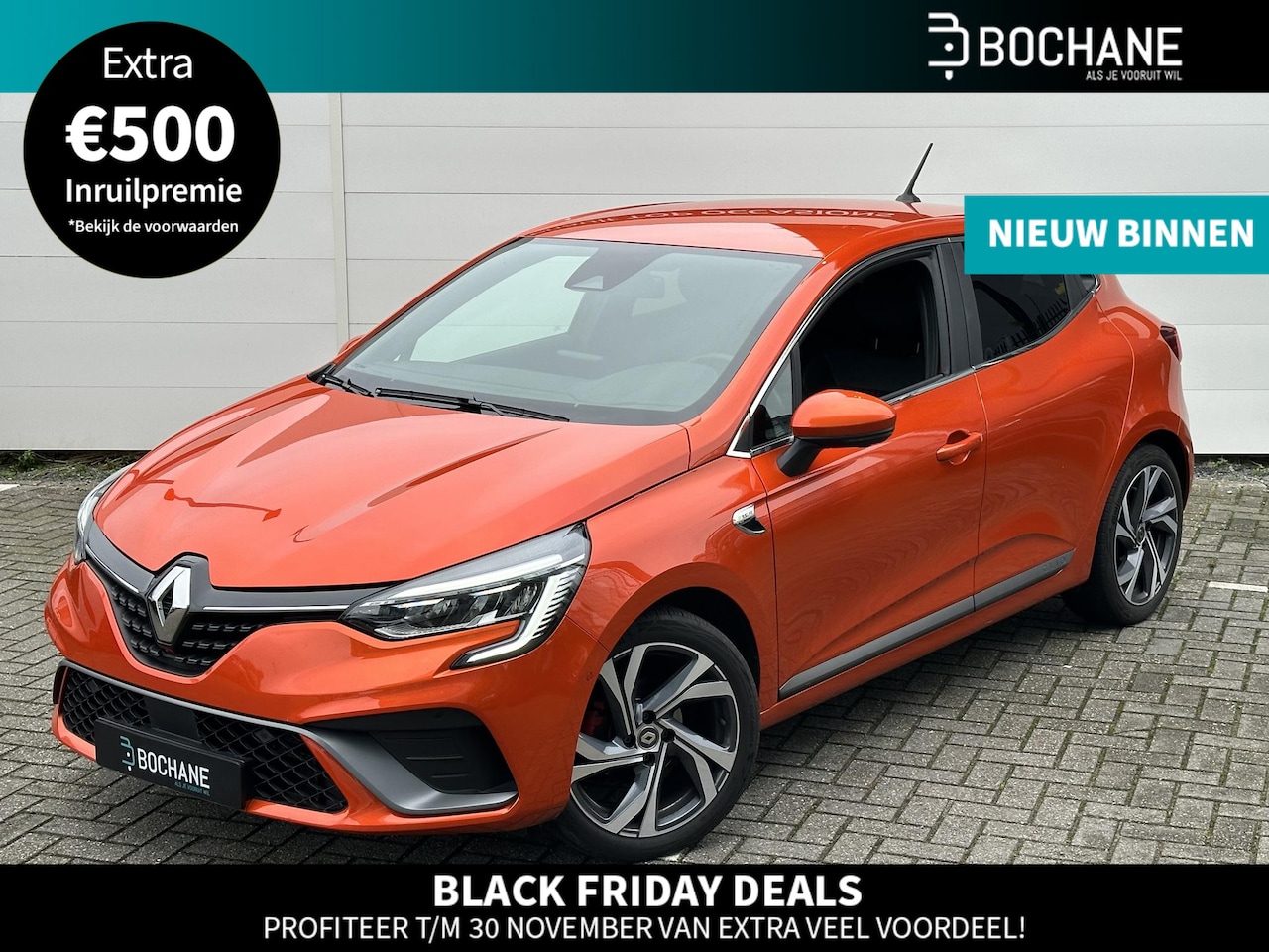 Renault Clio - 1.0 TCe R.S. Line | Trekhaak | Groot Scherm | Camera | 17" LMV | 1e. eig | Dealer Onderhou - AutoWereld.nl