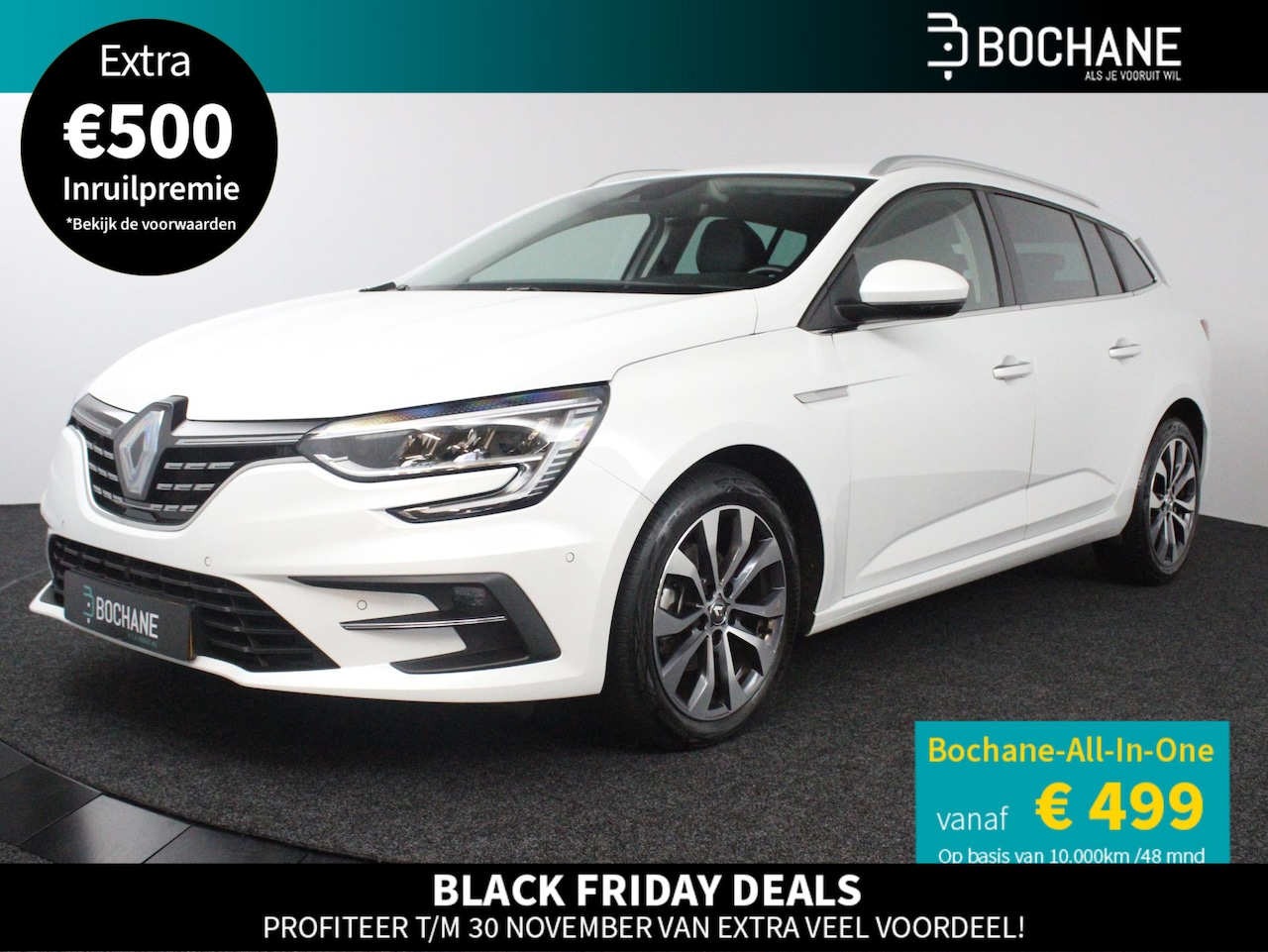 Renault Mégane Estate - 1.3 TCe 140 EDC Techno | Automaat | Navi 9,3" | Clima | Cruise | LM velgen 17" | PDC V+A + - AutoWereld.nl