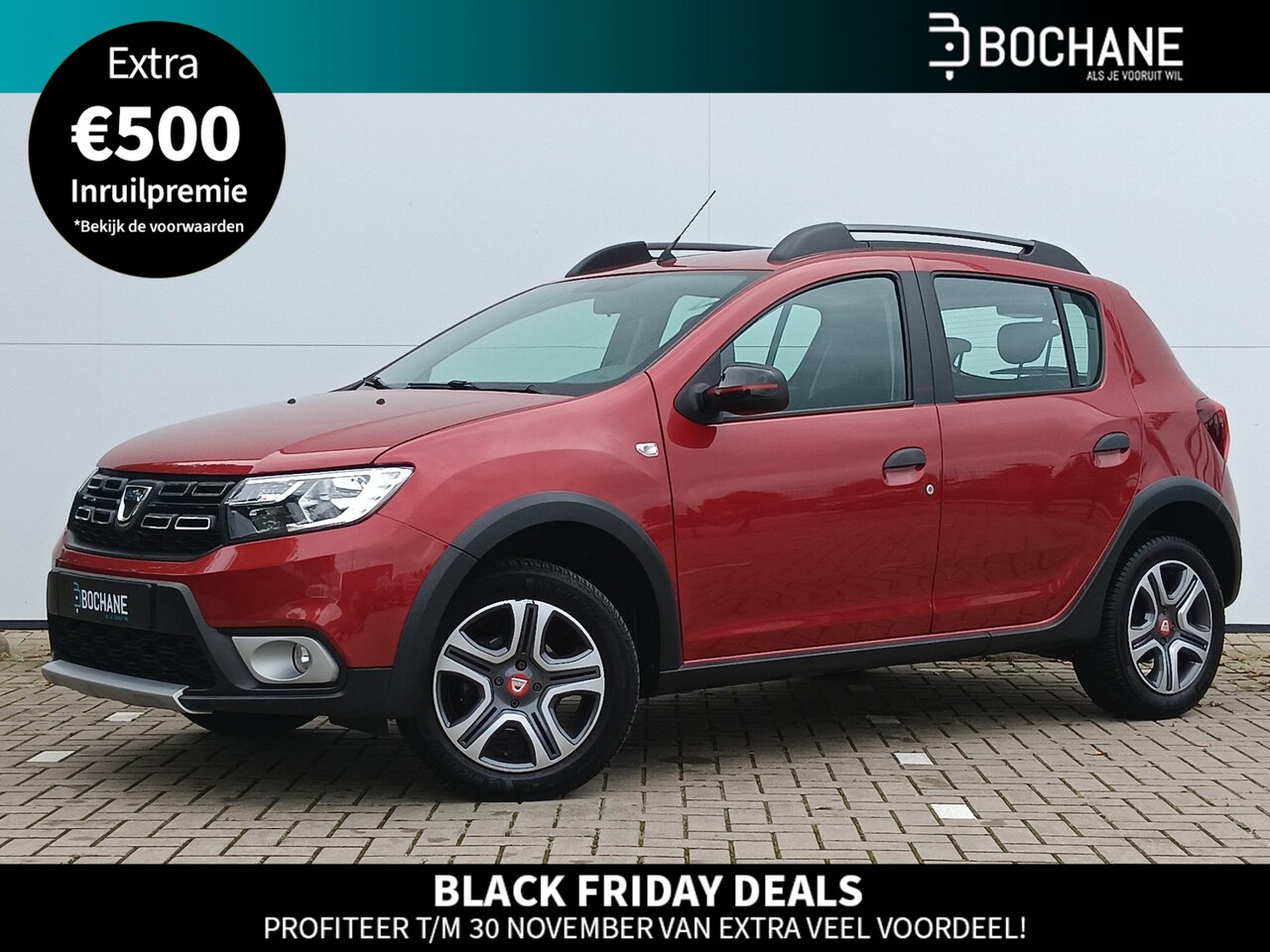 Dacia Sandero Stepway - 0.9 TCe 90 Tech Road Stepway Navigatie / Climate Control / Dakrail / DAB / Cruise Control - AutoWereld.nl