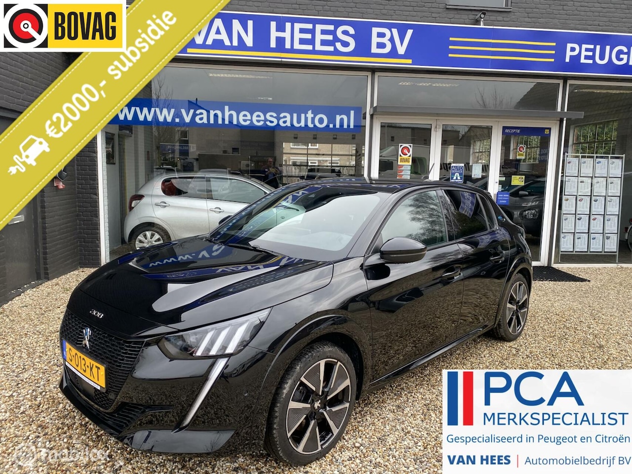 Peugeot e-208 - EV GT Pack 50 kWh| panoramadak| 3-fase |navigatie|camera - AutoWereld.nl