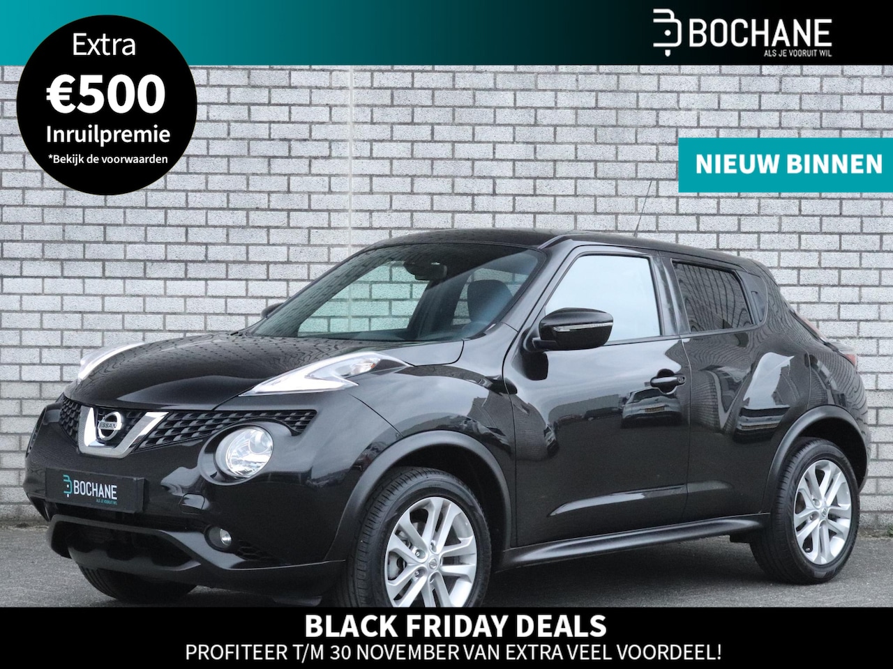 Nissan Juke - 1.6 CVT N-Connecta | Achteruitrijcamera | Trekhaak | Navigatie | - AutoWereld.nl