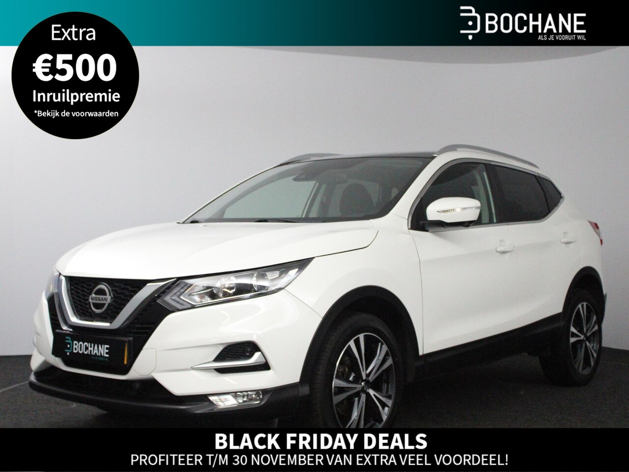 Nissan Qashqai - 1.3 DIG-T 159 DCT7 N-Connecta Automaat | Panoramadak - AutoWereld.nl