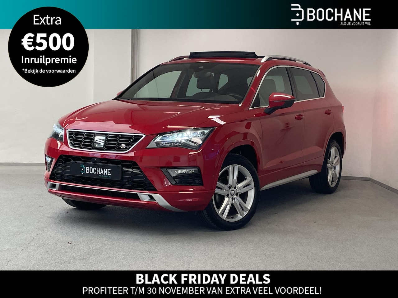 Seat Ateca - 1.5 TSI FR Business Intense | 1e- EIG. | PANO | 360 CAMERA | VIRTUAL | - AutoWereld.nl