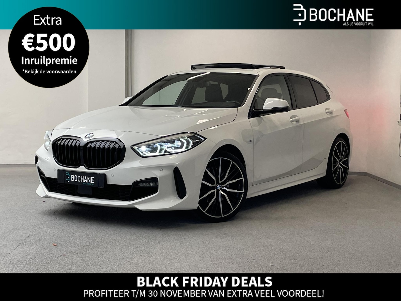 BMW 1-serie - 116i M-Sport Plus Pack | PANO | HEAD-UP | TREKHAAK | CARPLAY | 19" LMV | - AutoWereld.nl