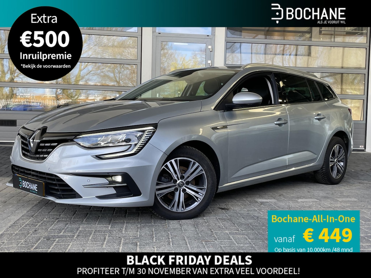 Renault Mégane Estate - 1.3 TCe 140 EDC Intens | Automaat | Trekhaak | 1700kg trekgewicht | All-Season | LED | App - AutoWereld.nl