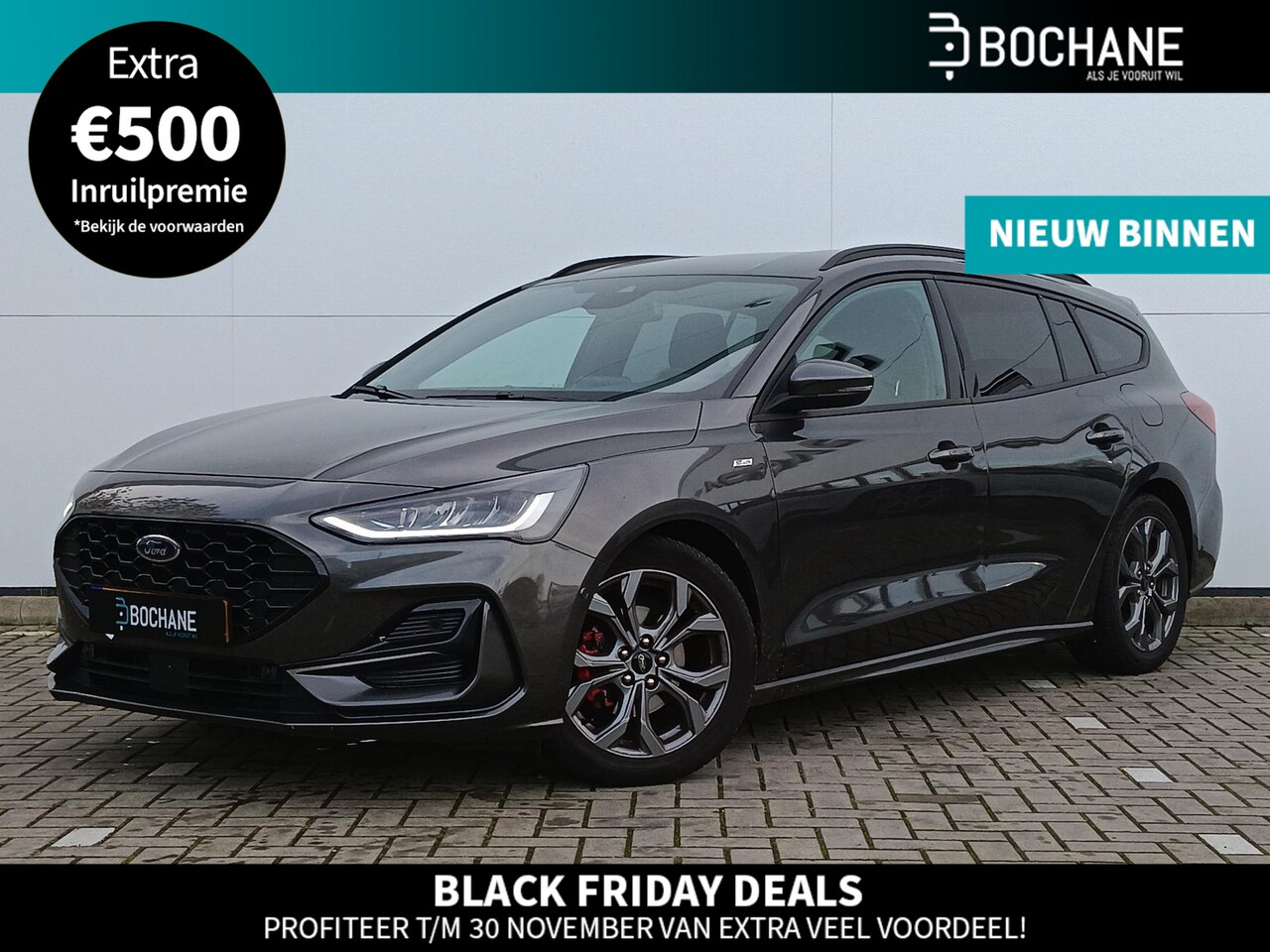 Ford Focus Wagon - 1.0 EcoBoost Hybrid ST Line Winter Pack / Apple Carplay / Android Auto - AutoWereld.nl