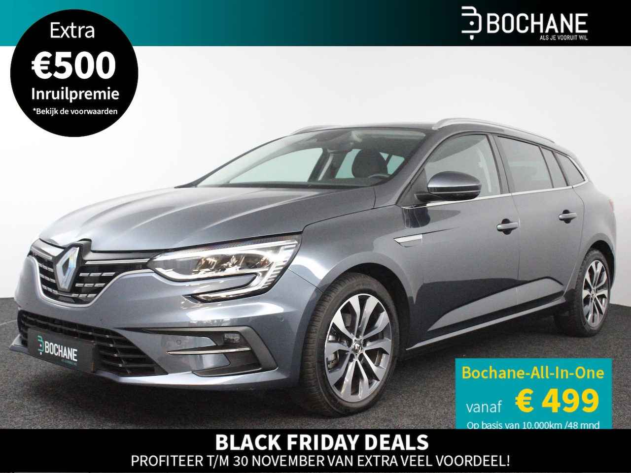 Renault Mégane Estate - 1.3 TCe 140 EDC Techno | Automaat | Navi 9,3" | Clima | Cruise | Trekhaak | LM velgen 17" - AutoWereld.nl