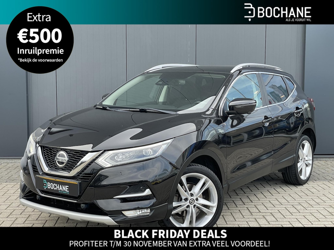 Nissan Qashqai - 1.3 DIG-T N-Motion | Navigatie | Climate Control | Panoramadak | 19 inch velgen | - AutoWereld.nl