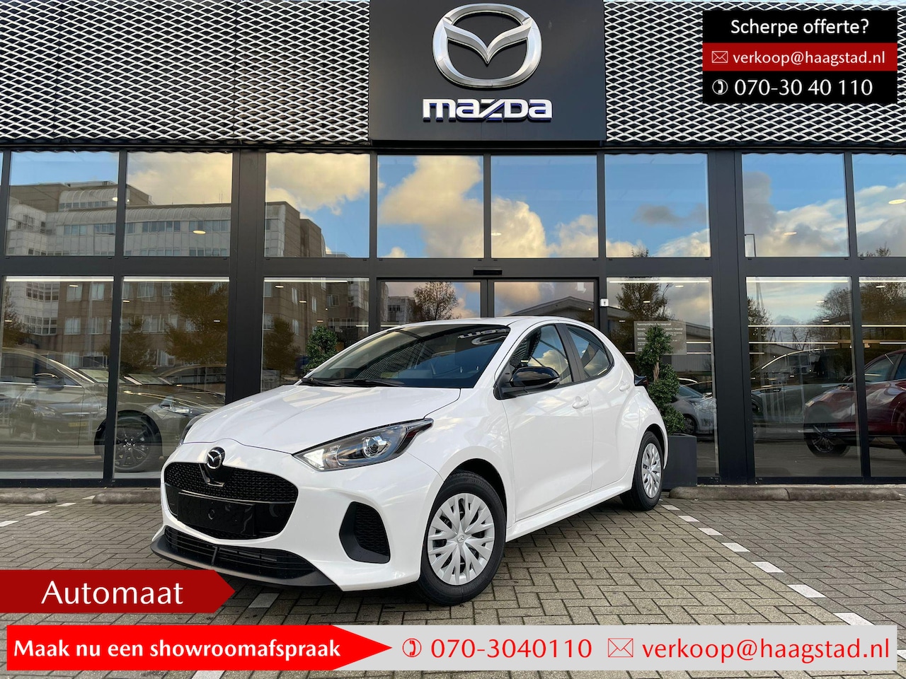 Mazda 2 Hybrid - 1.5 Prime-line Haagstad netto deal (huidige nieuwprijs €26.790,-) - AutoWereld.nl