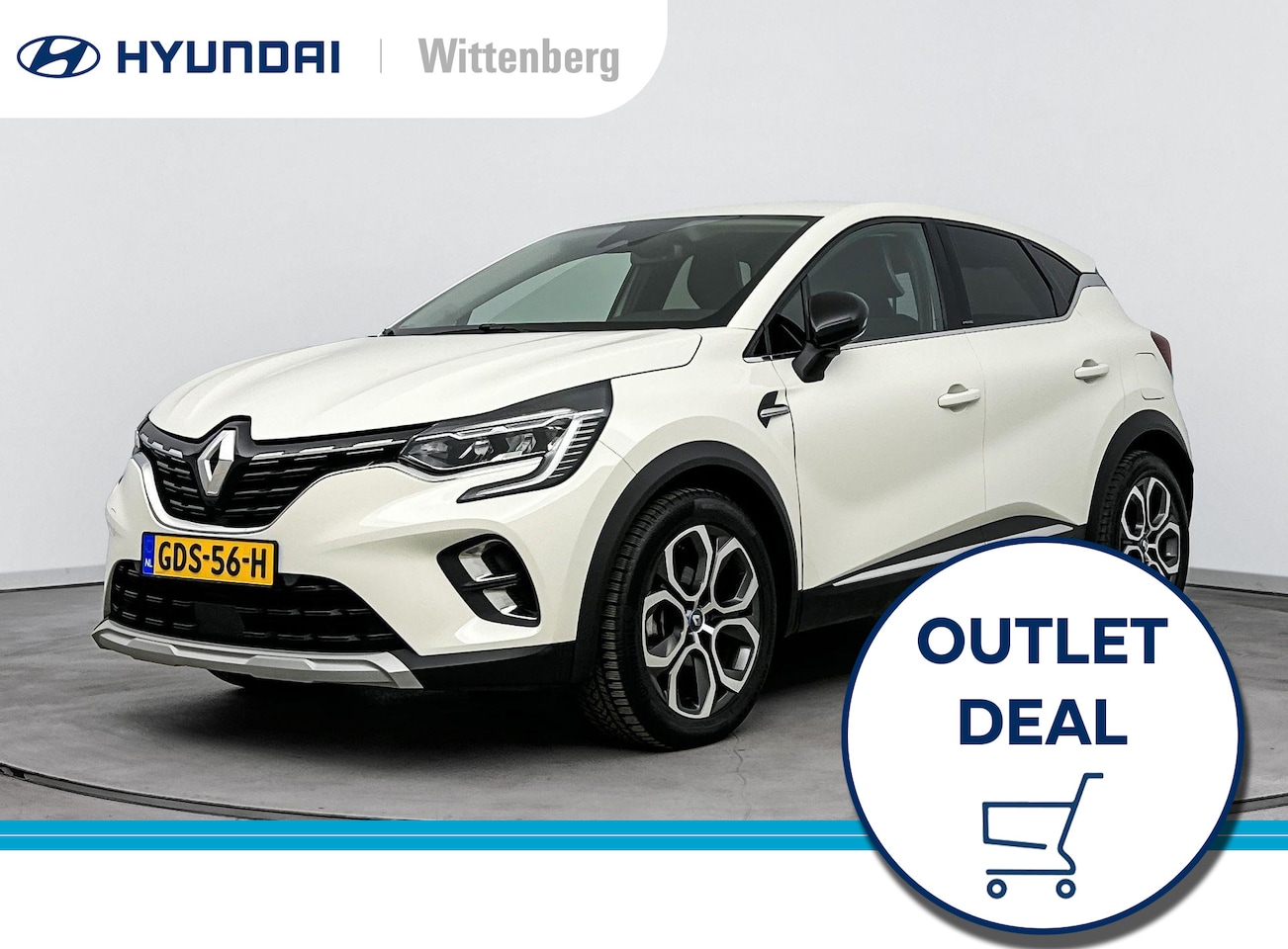 Renault Captur - 1.6 E-Tech Plug-in Hybrid 160 Intens | Outletdeal! | Navigatie | Parkeersensoren | Keyless - AutoWereld.nl