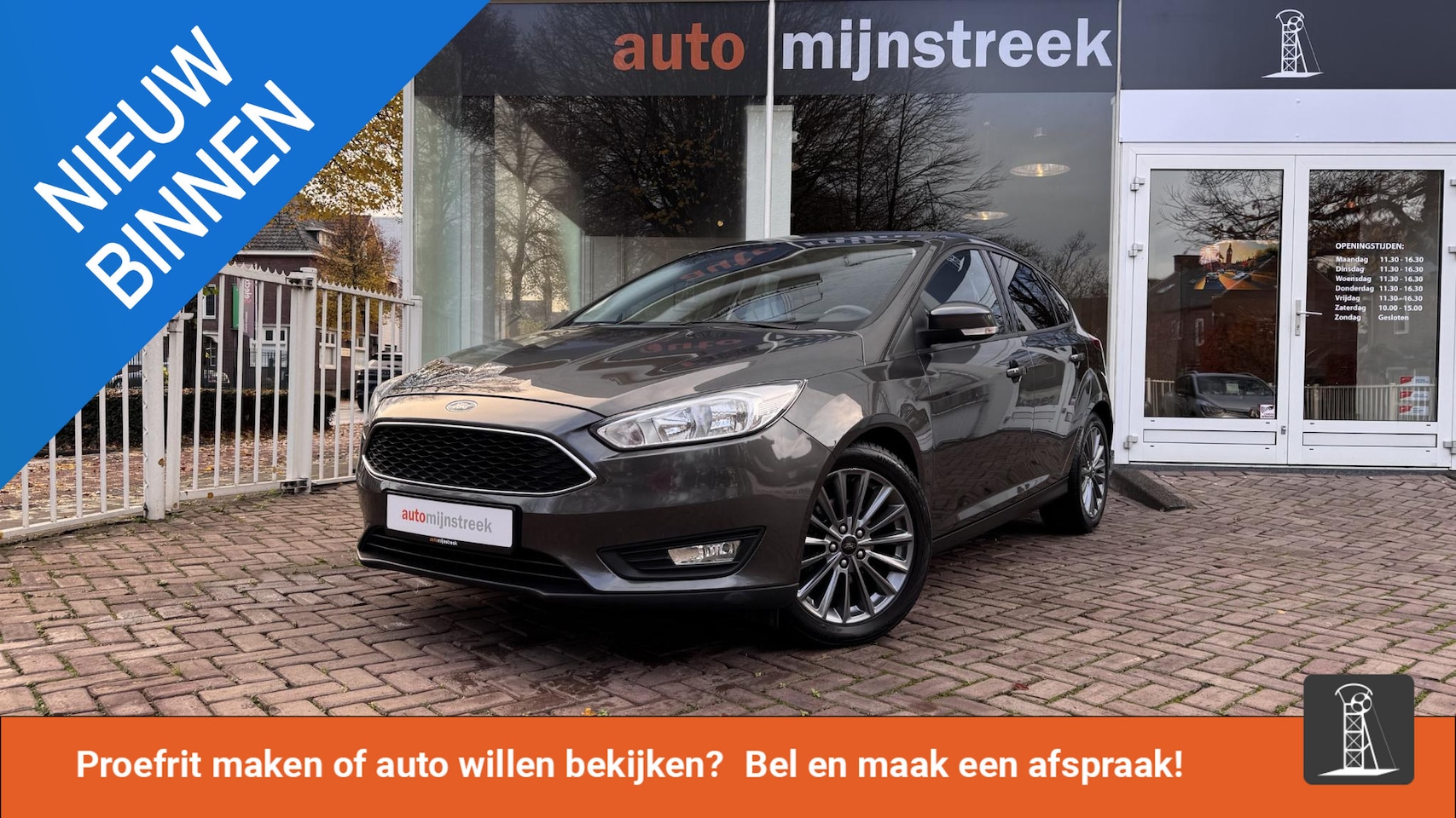 Ford Focus - 1.0 Lease Edition | Eerste eigenaar | Schuifdak | Navi | Trekhaak | - AutoWereld.nl