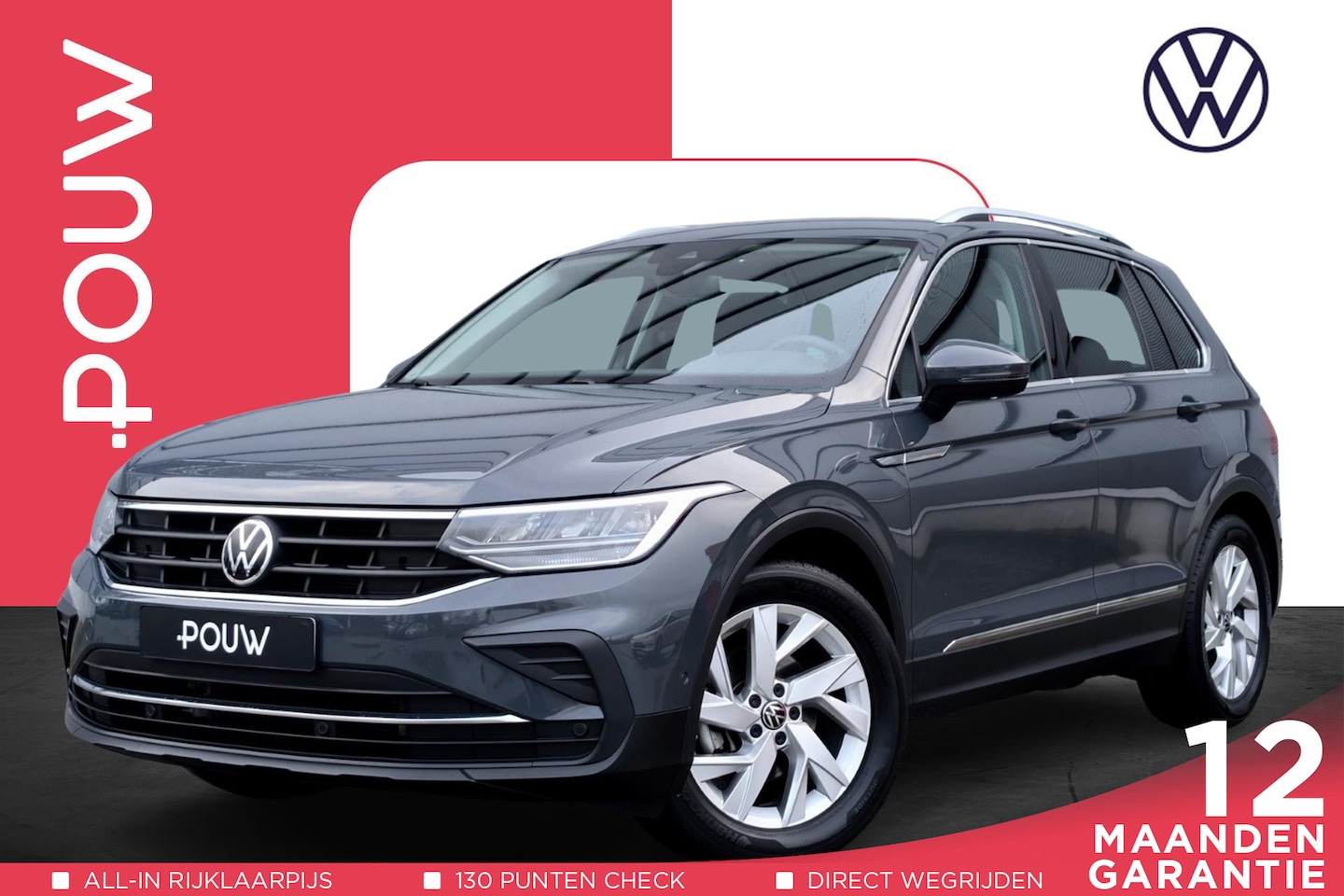 Volkswagen Tiguan - 1.5 TSI 150pk DSG Life Business | Trekhaak Wegklapbaar | Ergo Comfortstoelen | Navigatie - AutoWereld.nl