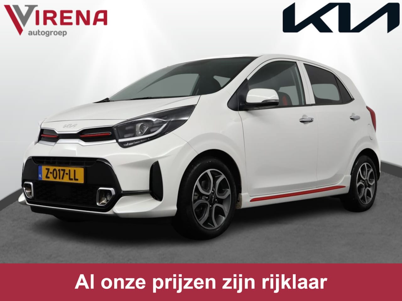 Kia Picanto - 1.0 DPi GT-Line - Navigatie - Leder - Cruise Control - LM Velgen - Climate Control - Apple - AutoWereld.nl