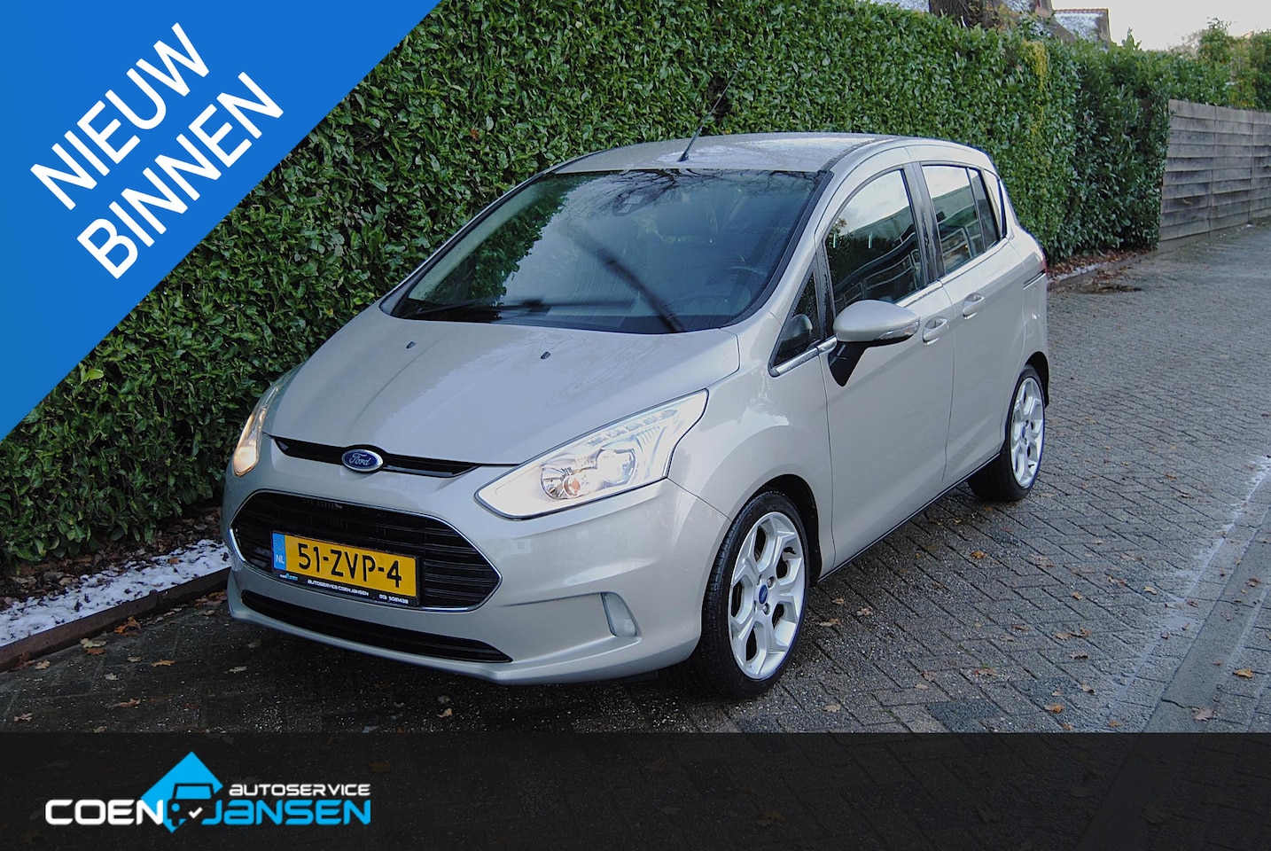 Ford B-Max - 1.0 EcoBoost Titanium NAP, Erg nette auto. - AutoWereld.nl