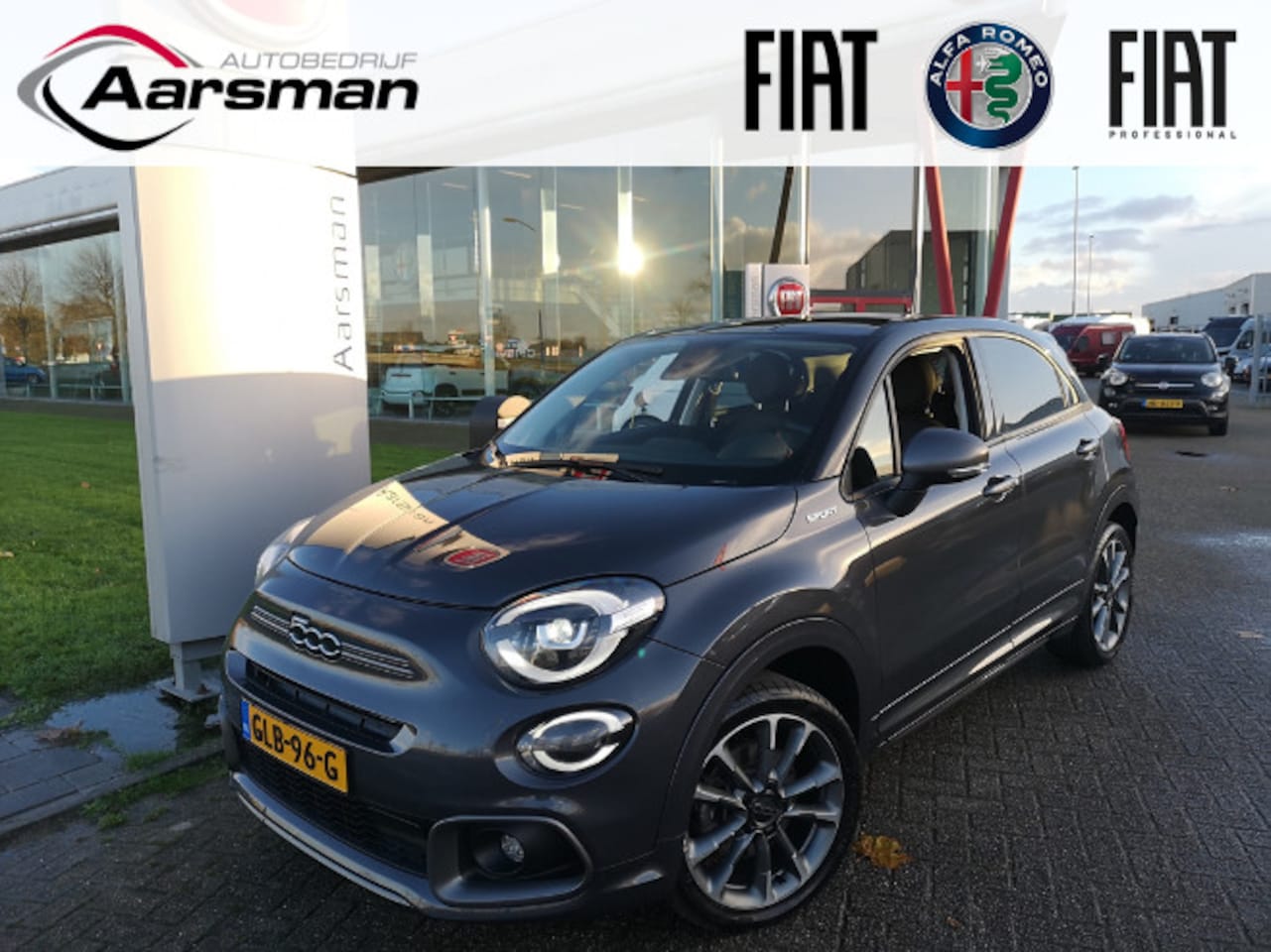 Fiat 500 X - 1.5 Hybrid Sport Automaat | Camera | Dodehoeksens. | Adaptive cruise | Parkeersensoren - AutoWereld.nl