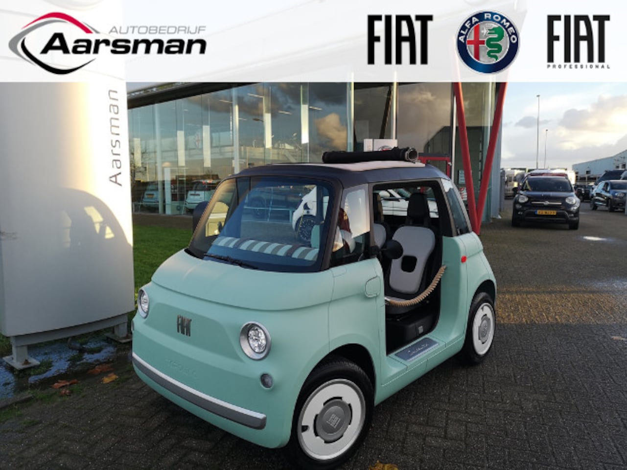 Fiat Topolino - Dolcevita | Direct leverbaar | 45 km/u | 100% elektrisch | Brommobiel - AutoWereld.nl