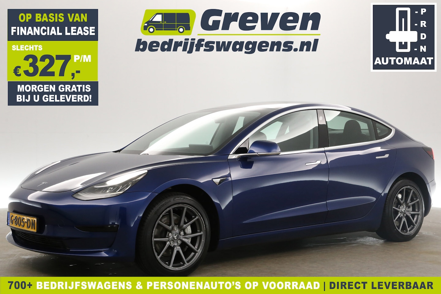 Tesla Model 3 - Standard RWD Plus 60 kWh 238PK Automaat Autopilot Pano Camera Cruise Clima Virtual Leder L - AutoWereld.nl