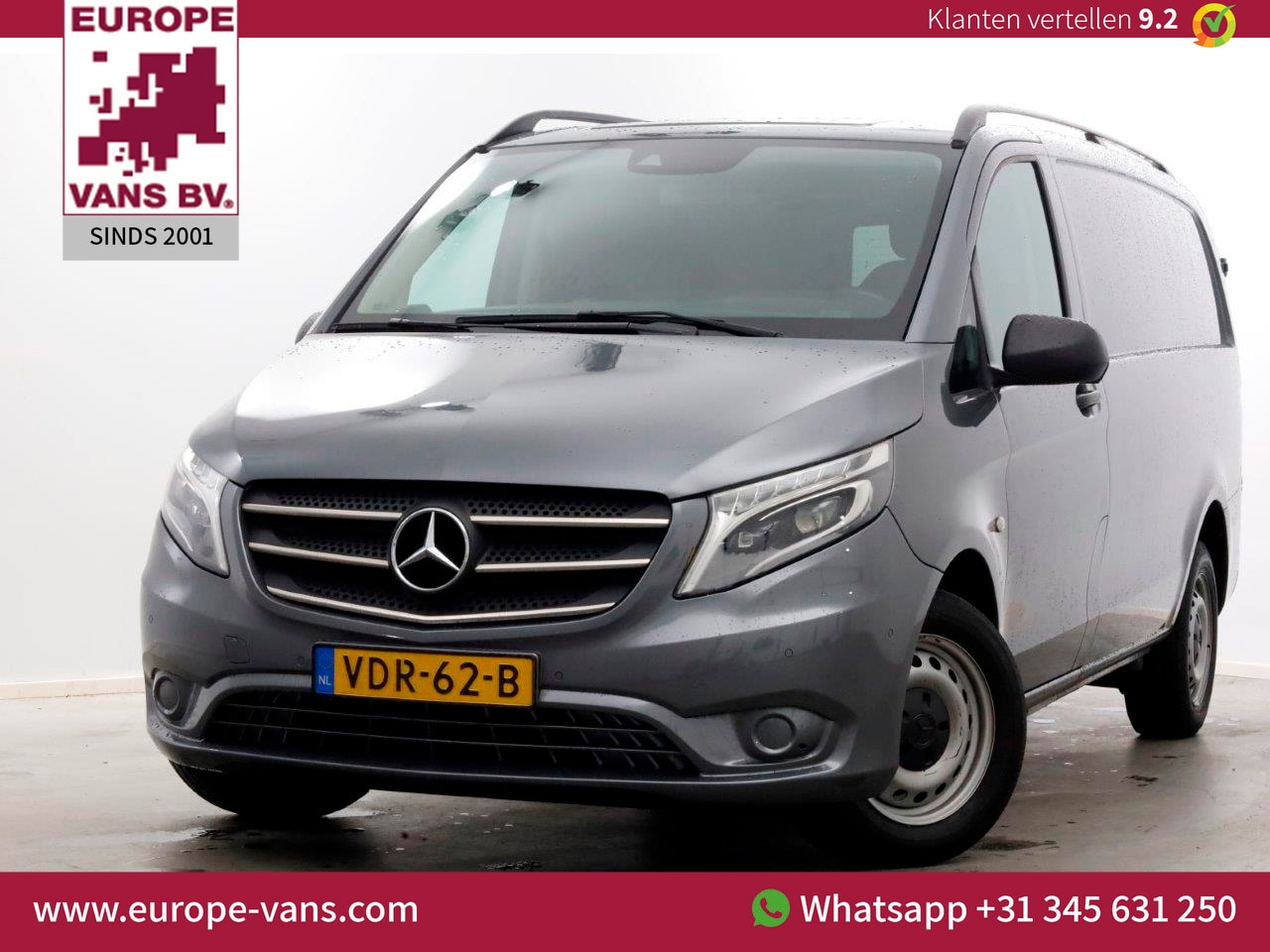 Mercedes-Benz Vito - 116 CDI 163pk E6 Lang 7G Automaat Airco/LED/Camera 12-2019 - AutoWereld.nl