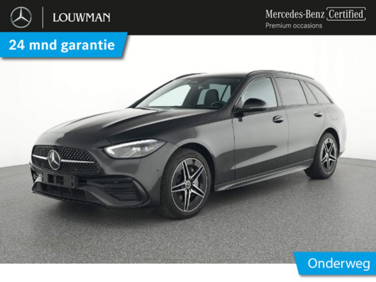 Mercedes-Benz C-klasse Estate - 300 e AMG Plug-In Hybride | AMG Styling | Night Pakket | Apple CarPlay | EASY PACK achterk - AutoWereld.nl