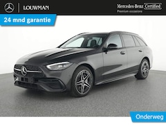 Mercedes-Benz C-klasse Estate - 300 e AMG Plug-In Hybride | AMG Styling | Night Pakket | Apple CarPlay | EASY PACK achterk