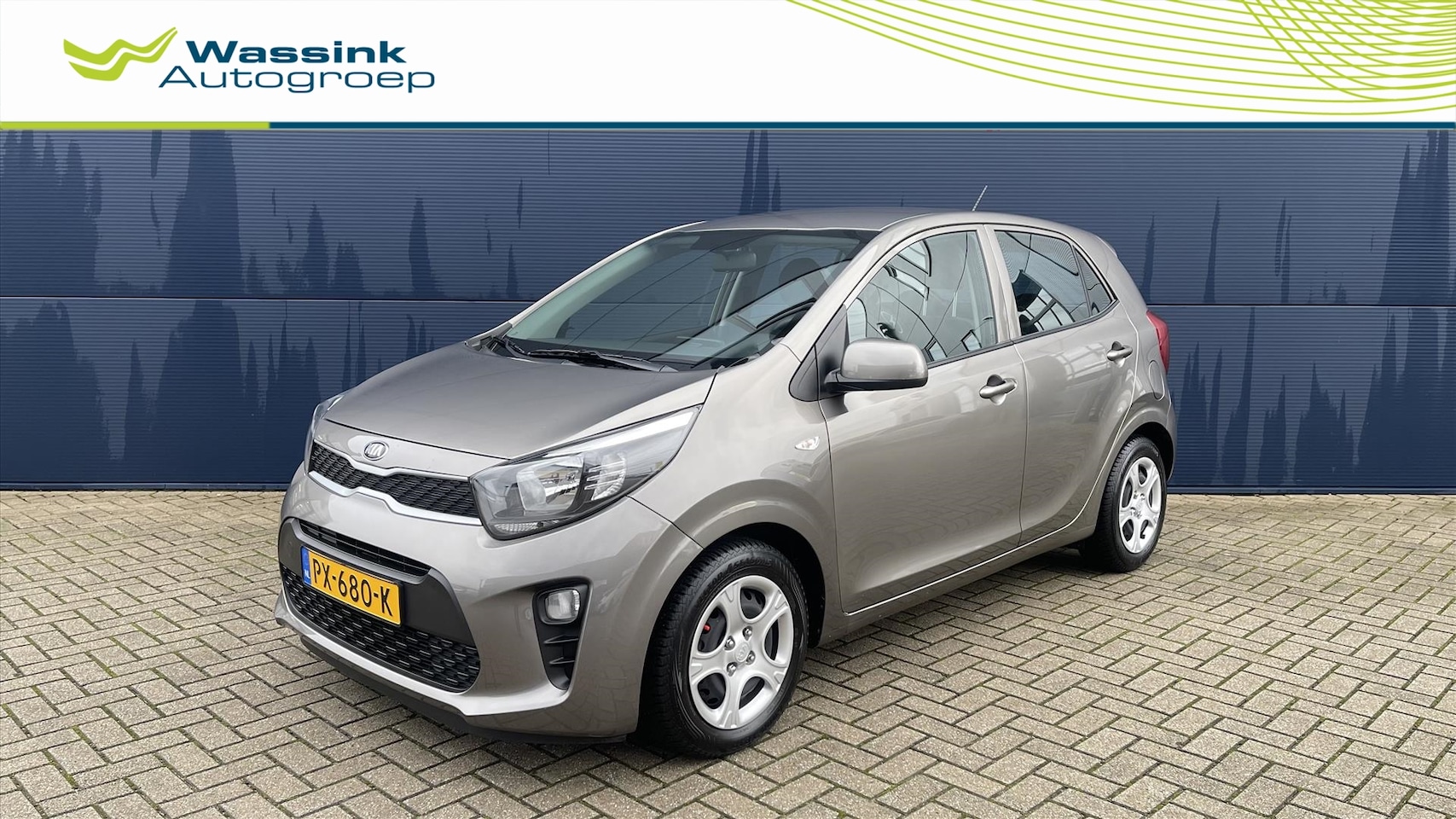 Kia Picanto - 1.0 CVVT 67pk 4-zits EconomyPlusLine | Bluetooth | Airco | 5-deurs | Lage kilometerstand | - AutoWereld.nl