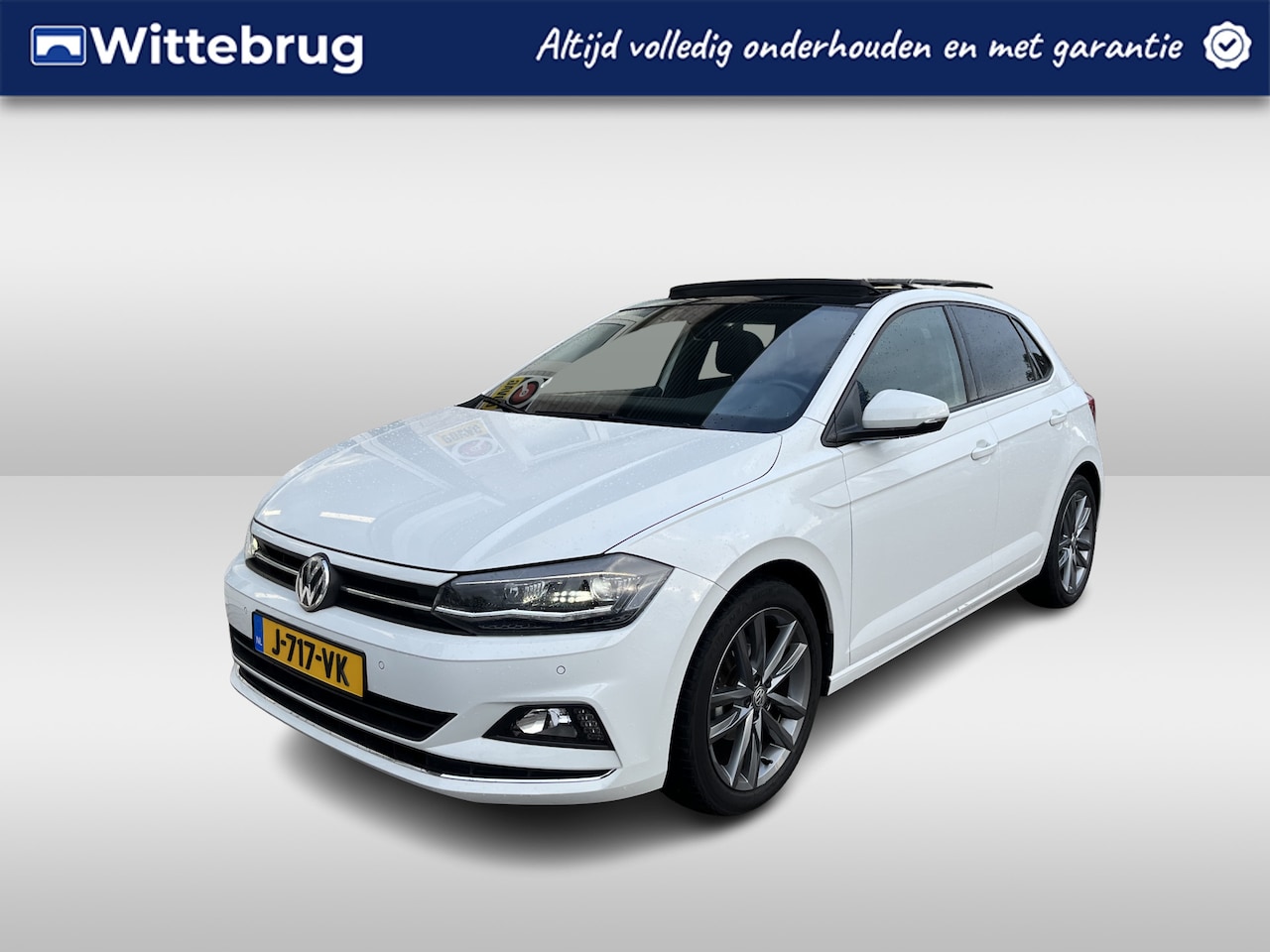 Volkswagen Polo - 1.0 TSI Highline / PANODAK/ ADAPT. CRUISE/ NAVI/ DAB/ APP-CONNECT/ PARK. SENSOREN/ CLIMA - AutoWereld.nl